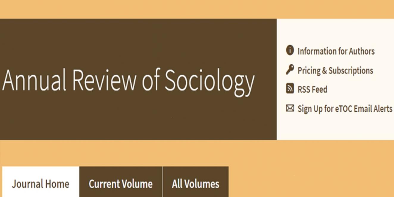 Annual Review of Sociology